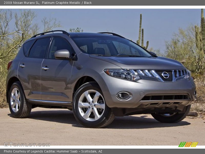 Platinum Graphite Metallic / Black 2009 Nissan Murano SL