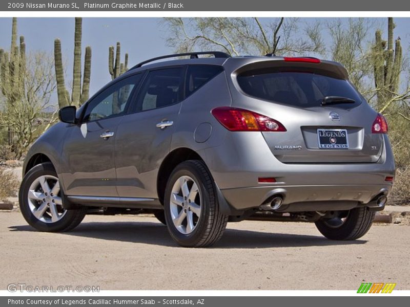Platinum Graphite Metallic / Black 2009 Nissan Murano SL
