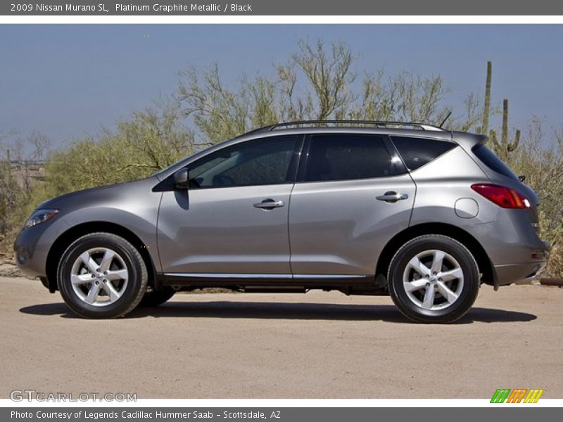Platinum Graphite Metallic / Black 2009 Nissan Murano SL