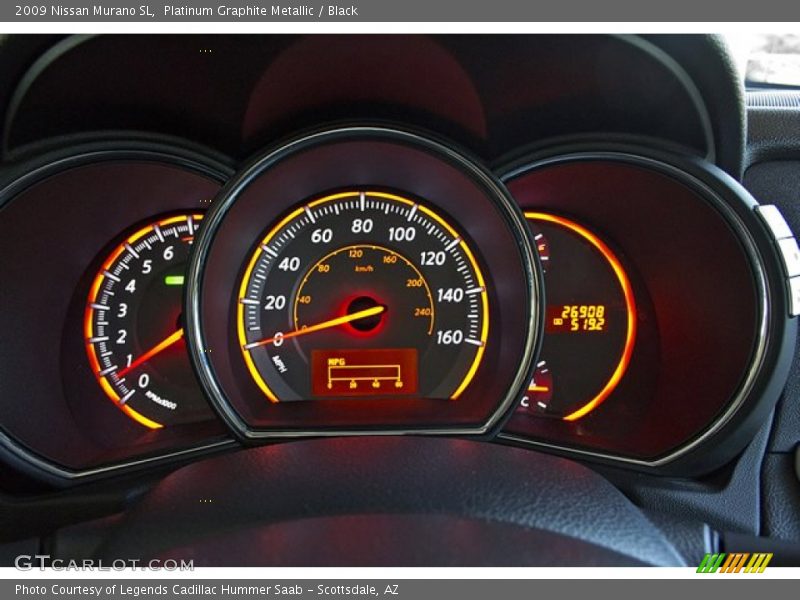 Platinum Graphite Metallic / Black 2009 Nissan Murano SL