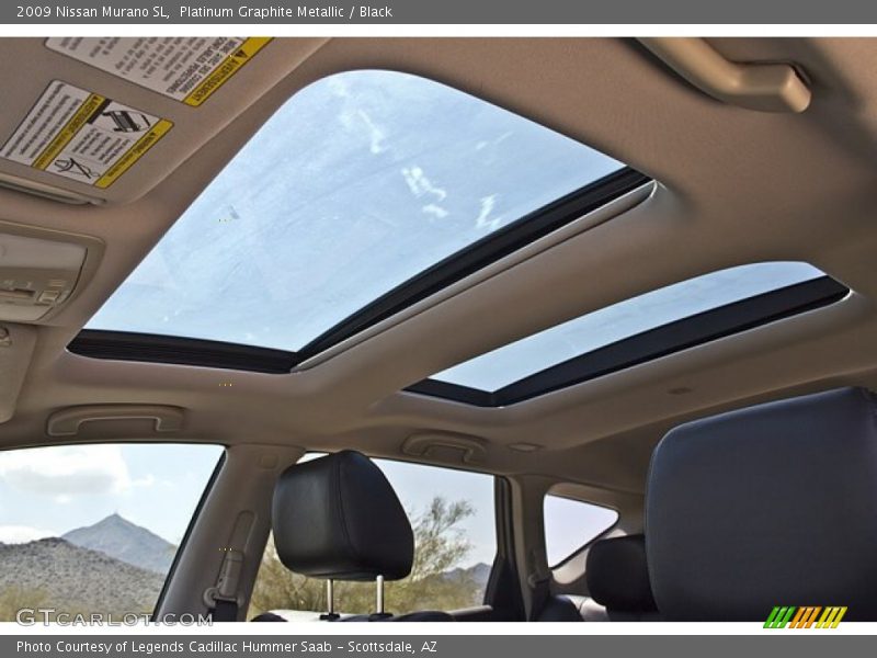 Platinum Graphite Metallic / Black 2009 Nissan Murano SL