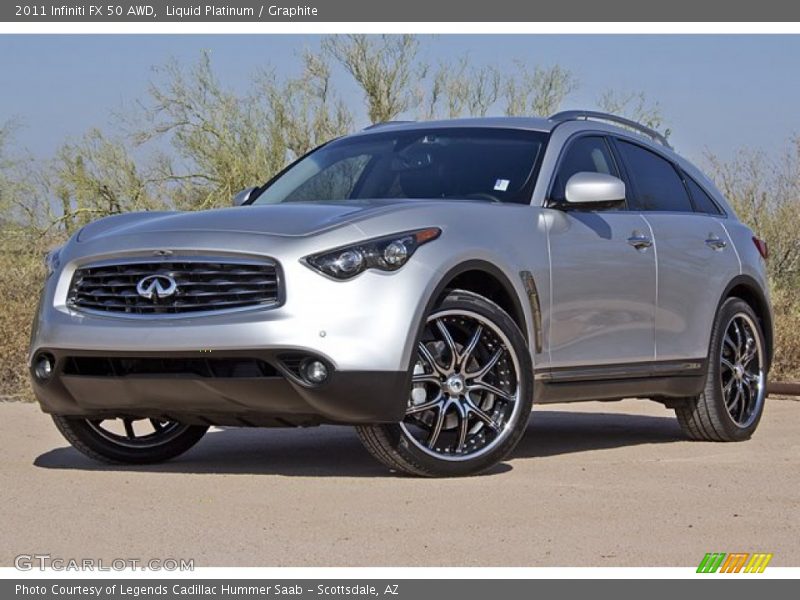 Liquid Platinum / Graphite 2011 Infiniti FX 50 AWD