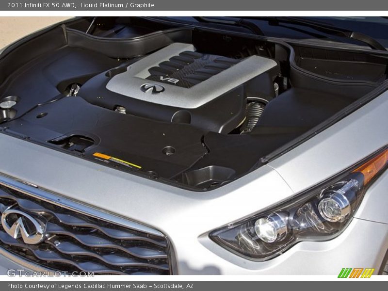 Liquid Platinum / Graphite 2011 Infiniti FX 50 AWD