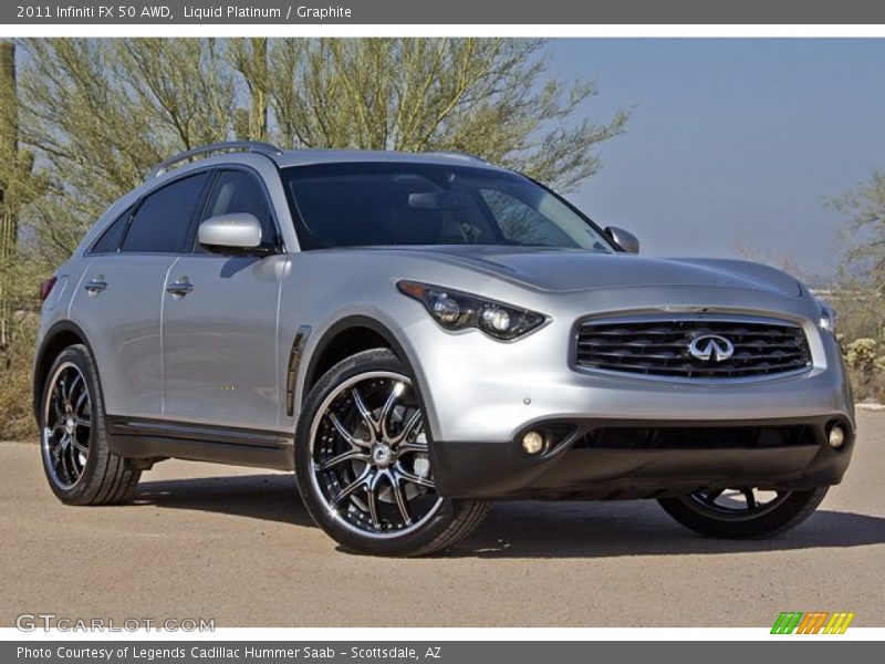 Liquid Platinum / Graphite 2011 Infiniti FX 50 AWD