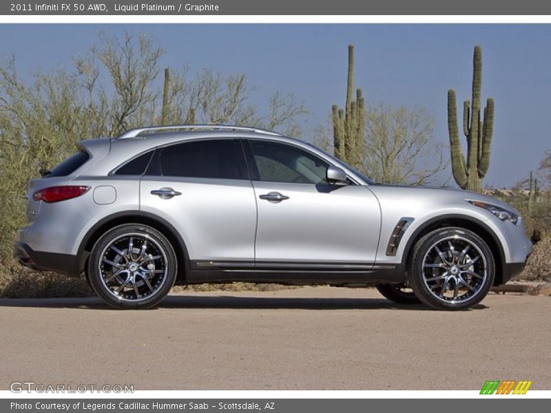 Liquid Platinum / Graphite 2011 Infiniti FX 50 AWD