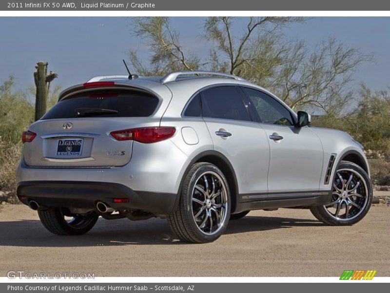 Liquid Platinum / Graphite 2011 Infiniti FX 50 AWD