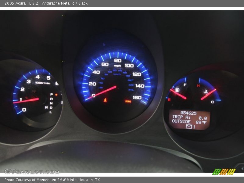 Anthracite Metallic / Black 2005 Acura TL 3.2
