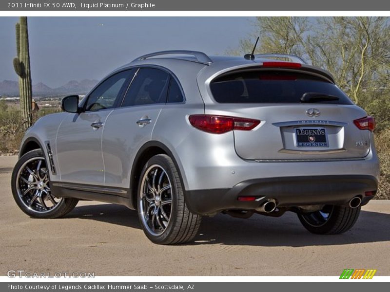 Liquid Platinum / Graphite 2011 Infiniti FX 50 AWD