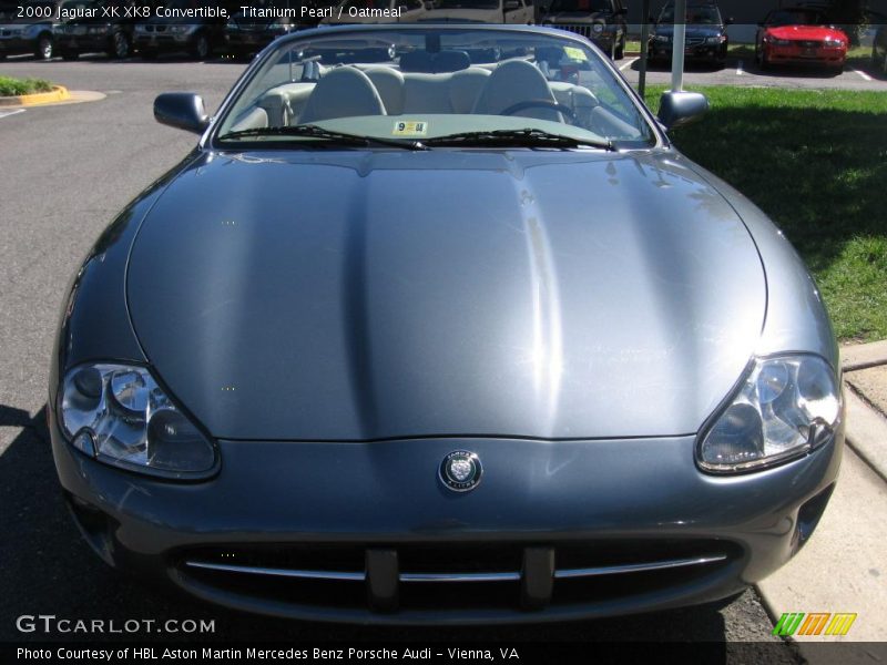 Titanium Pearl / Oatmeal 2000 Jaguar XK XK8 Convertible
