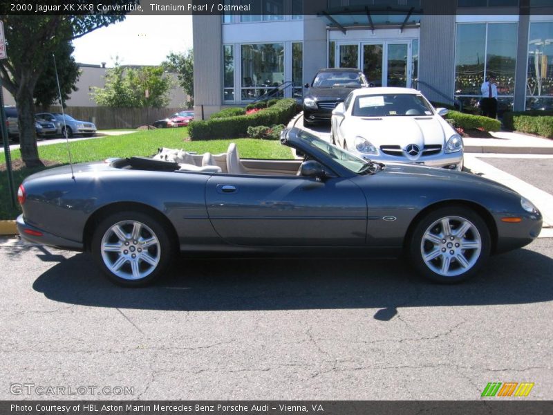 Titanium Pearl / Oatmeal 2000 Jaguar XK XK8 Convertible