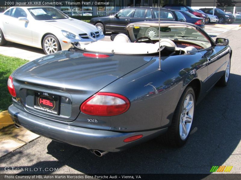 Titanium Pearl / Oatmeal 2000 Jaguar XK XK8 Convertible