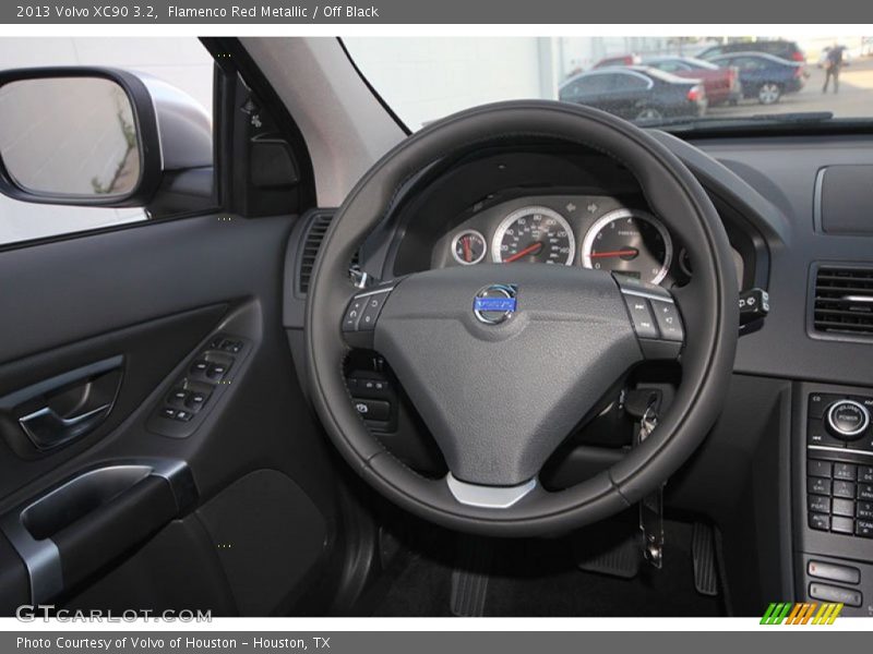 Flamenco Red Metallic / Off Black 2013 Volvo XC90 3.2