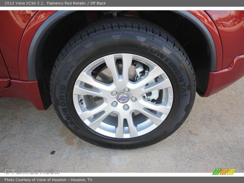 Flamenco Red Metallic / Off Black 2013 Volvo XC90 3.2