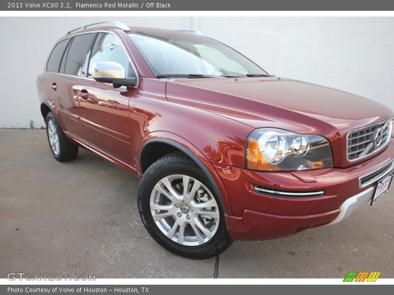 Flamenco Red Metallic / Off Black 2013 Volvo XC90 3.2