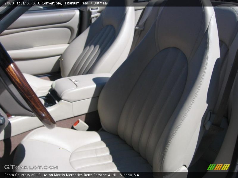 Titanium Pearl / Oatmeal 2000 Jaguar XK XK8 Convertible