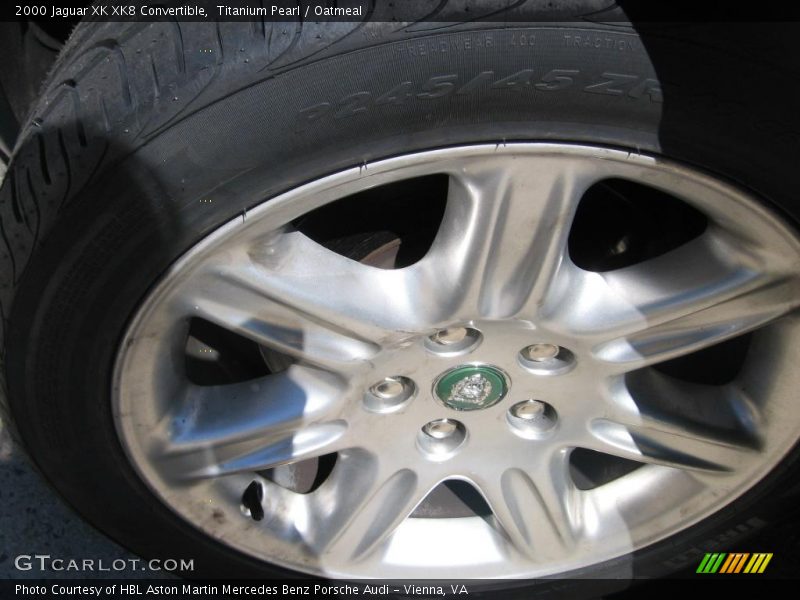 Titanium Pearl / Oatmeal 2000 Jaguar XK XK8 Convertible