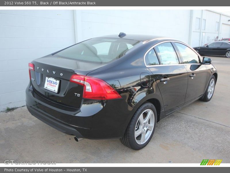 Black / Off Black/Anthracite Black 2012 Volvo S60 T5