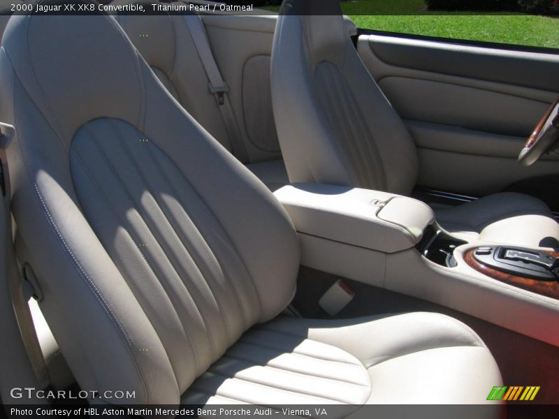Titanium Pearl / Oatmeal 2000 Jaguar XK XK8 Convertible