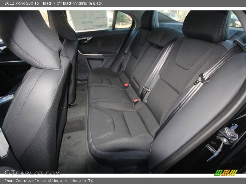 Black / Off Black/Anthracite Black 2012 Volvo S60 T5