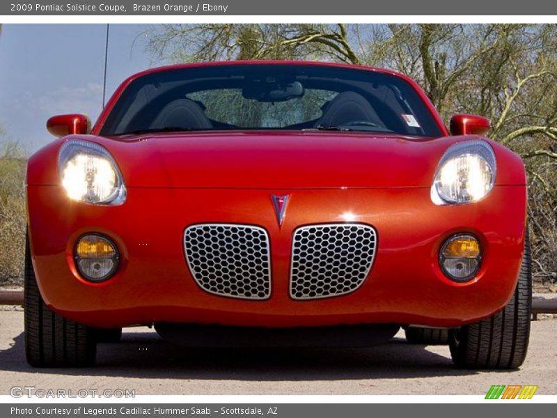 Brazen Orange / Ebony 2009 Pontiac Solstice Coupe