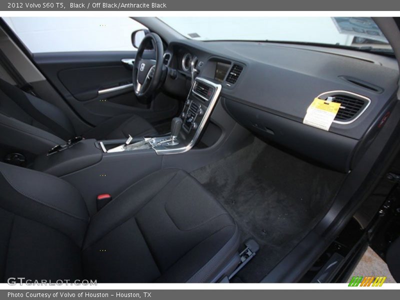Black / Off Black/Anthracite Black 2012 Volvo S60 T5