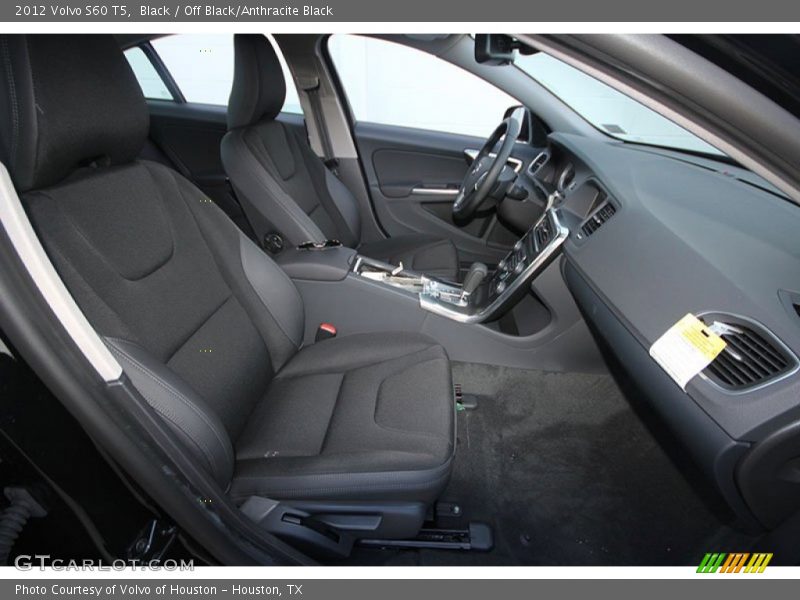 Black / Off Black/Anthracite Black 2012 Volvo S60 T5