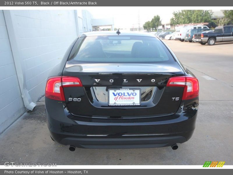 Black / Off Black/Anthracite Black 2012 Volvo S60 T5