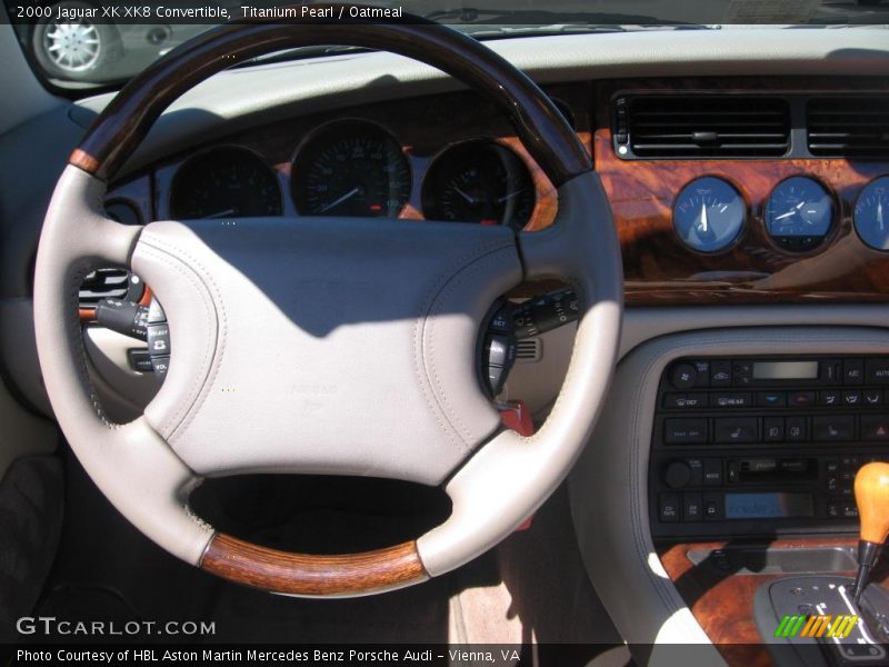 Titanium Pearl / Oatmeal 2000 Jaguar XK XK8 Convertible