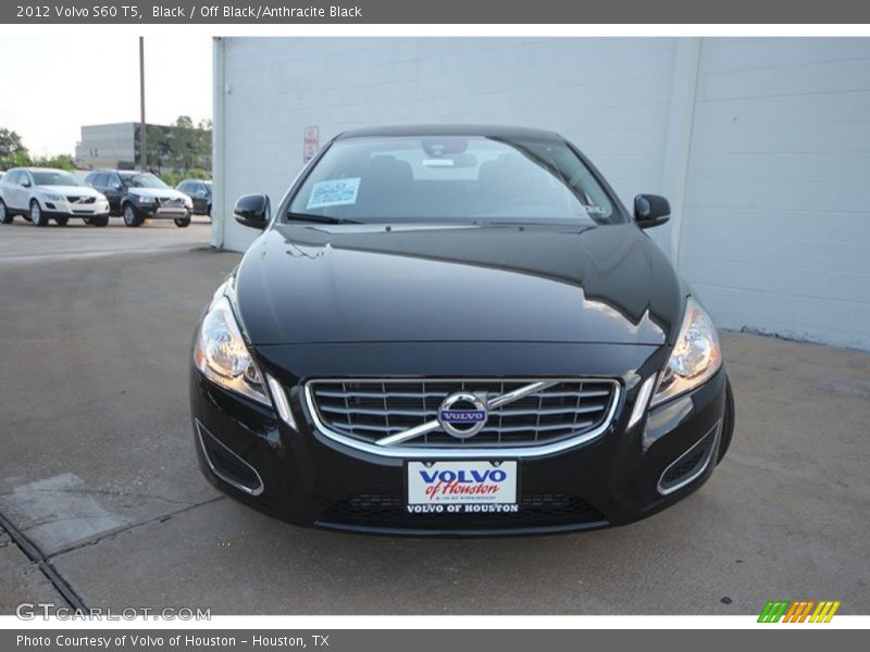 Black / Off Black/Anthracite Black 2012 Volvo S60 T5