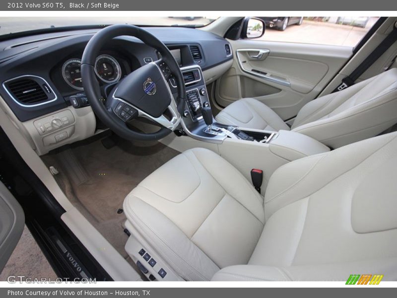 Black / Soft Beige 2012 Volvo S60 T5
