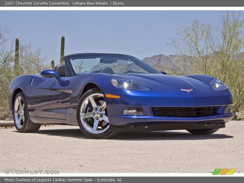 LeMans Blue Metallic / Ebony 2007 Chevrolet Corvette Convertible