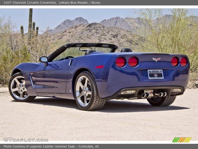 LeMans Blue Metallic / Ebony 2007 Chevrolet Corvette Convertible