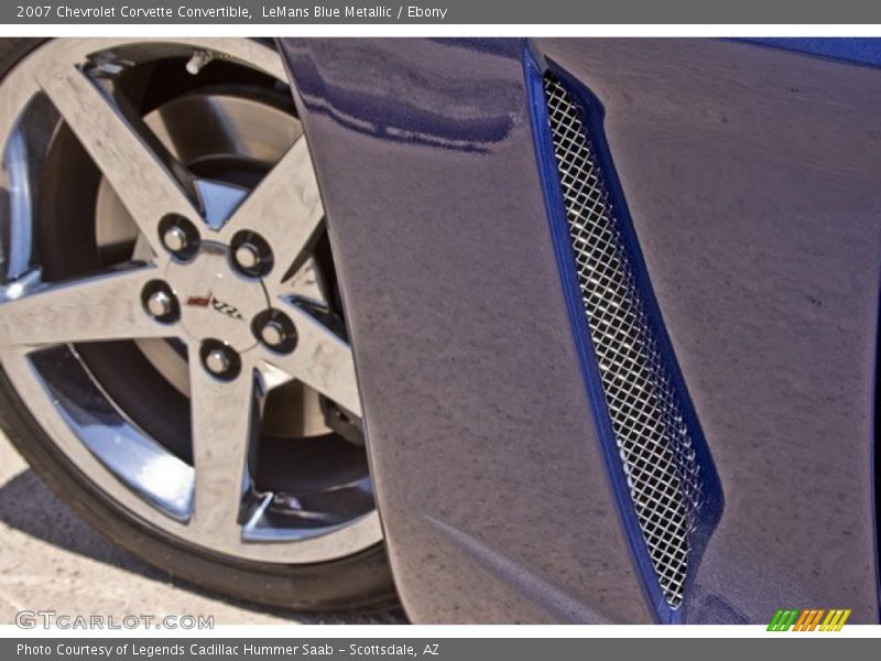 LeMans Blue Metallic / Ebony 2007 Chevrolet Corvette Convertible