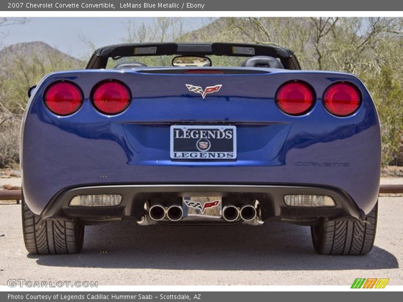 LeMans Blue Metallic / Ebony 2007 Chevrolet Corvette Convertible
