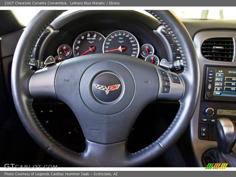 LeMans Blue Metallic / Ebony 2007 Chevrolet Corvette Convertible