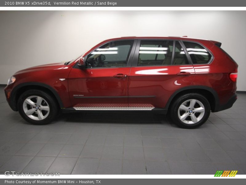  2010 X5 xDrive35d Vermilion Red Metallic