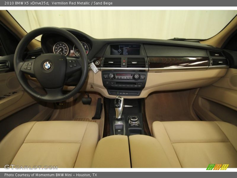 Vermilion Red Metallic / Sand Beige 2010 BMW X5 xDrive35d
