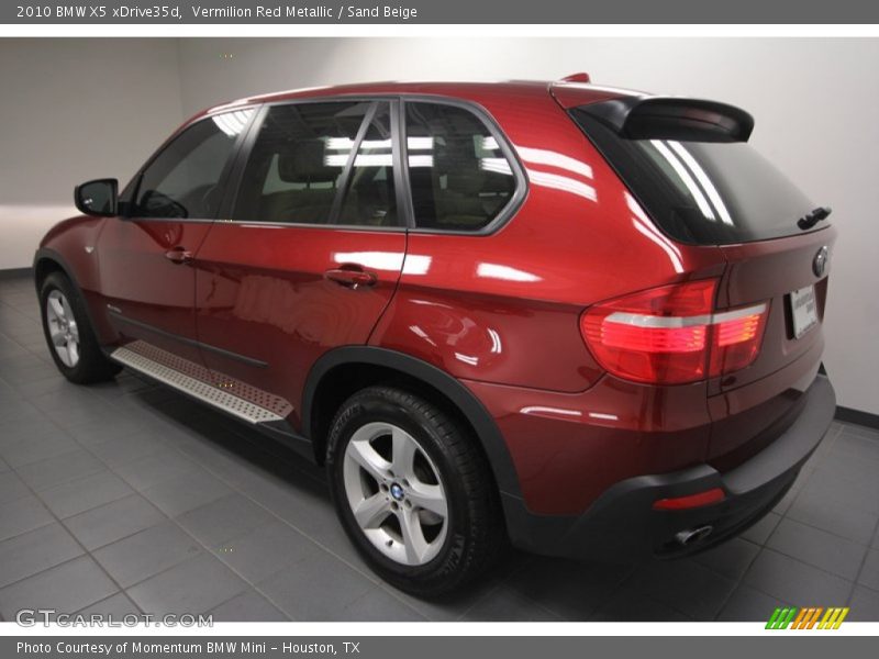  2010 X5 xDrive35d Vermilion Red Metallic