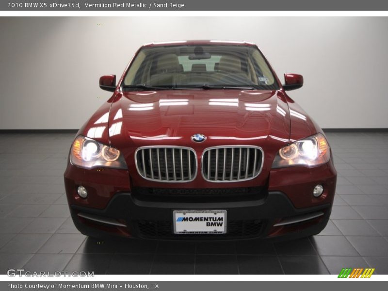 Vermilion Red Metallic / Sand Beige 2010 BMW X5 xDrive35d