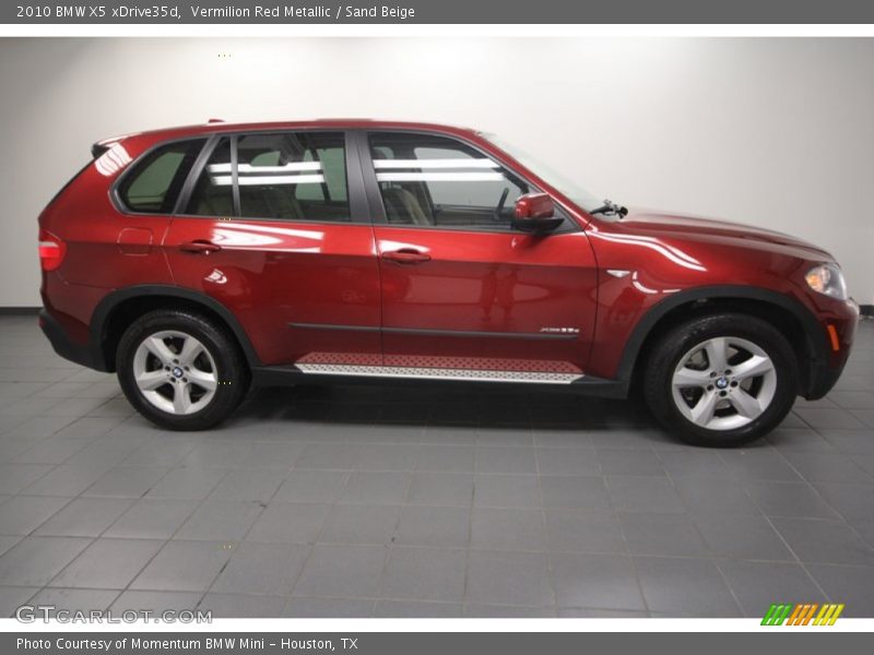  2010 X5 xDrive35d Vermilion Red Metallic