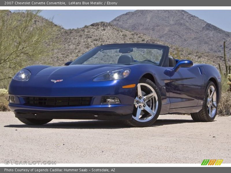 LeMans Blue Metallic / Ebony 2007 Chevrolet Corvette Convertible