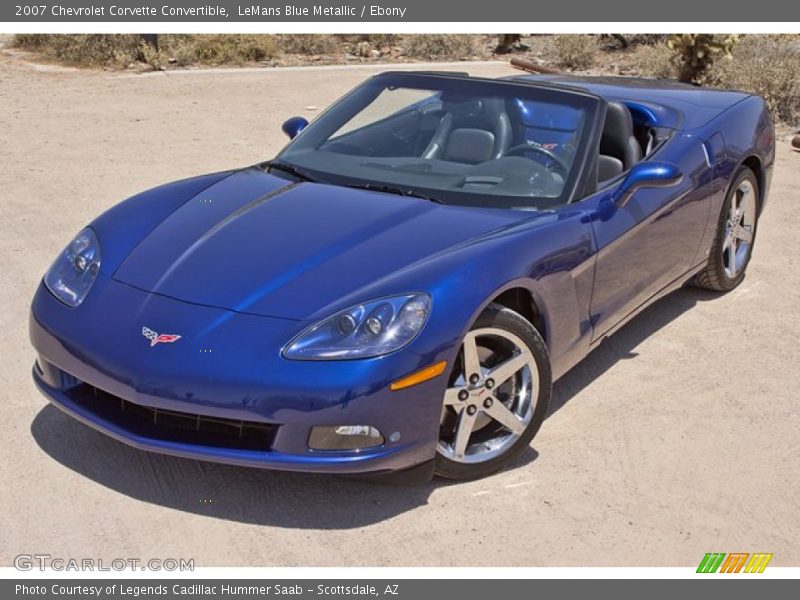 LeMans Blue Metallic / Ebony 2007 Chevrolet Corvette Convertible