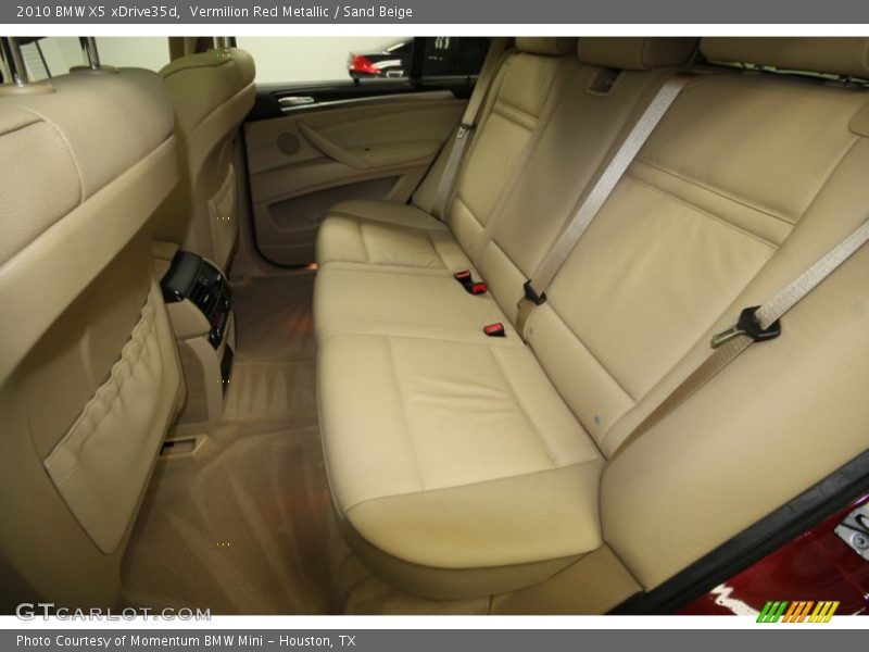 Vermilion Red Metallic / Sand Beige 2010 BMW X5 xDrive35d