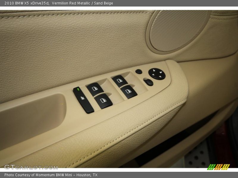 Vermilion Red Metallic / Sand Beige 2010 BMW X5 xDrive35d