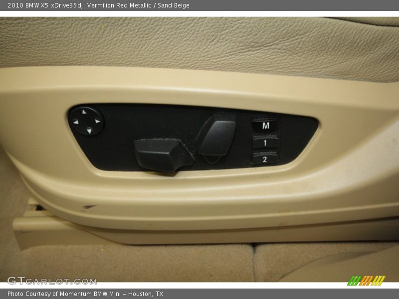 Vermilion Red Metallic / Sand Beige 2010 BMW X5 xDrive35d