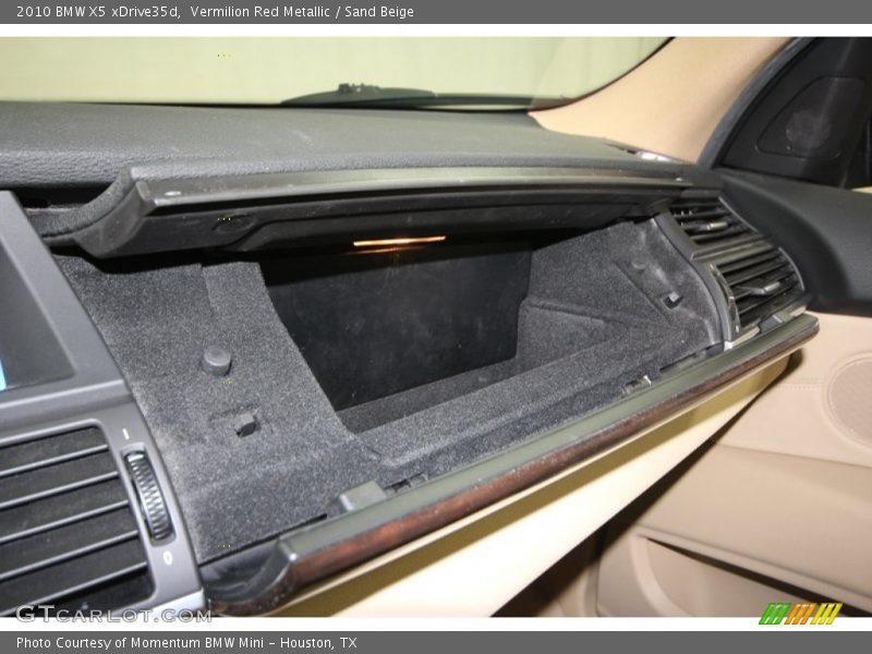 Vermilion Red Metallic / Sand Beige 2010 BMW X5 xDrive35d