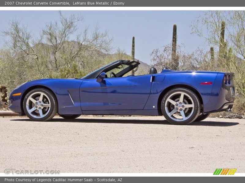 LeMans Blue Metallic / Ebony 2007 Chevrolet Corvette Convertible