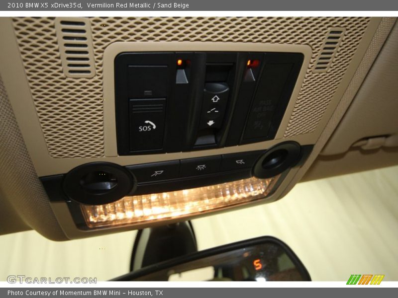 Vermilion Red Metallic / Sand Beige 2010 BMW X5 xDrive35d