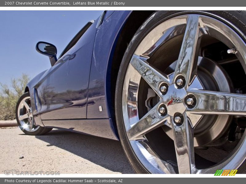 LeMans Blue Metallic / Ebony 2007 Chevrolet Corvette Convertible