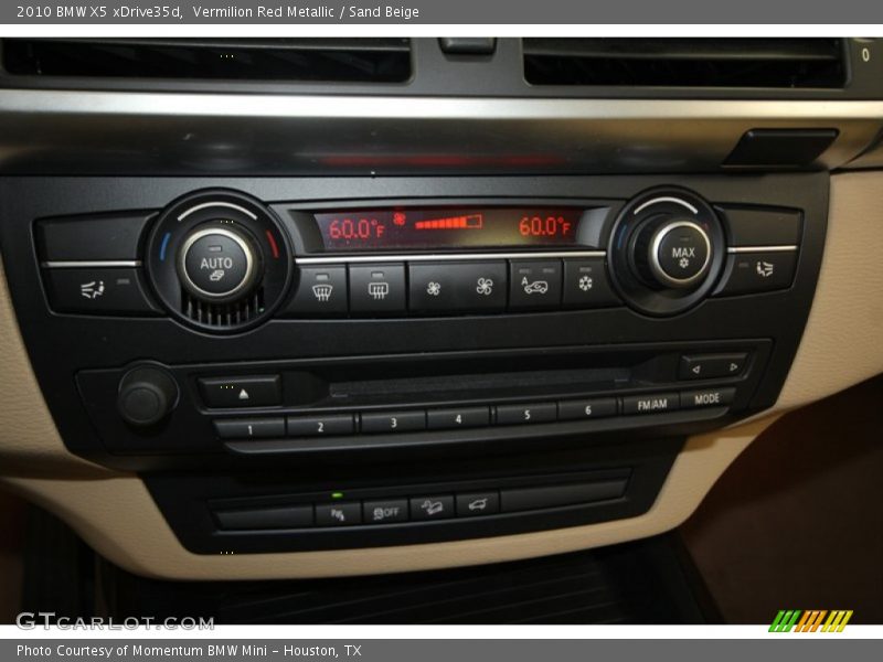 Controls of 2010 X5 xDrive35d